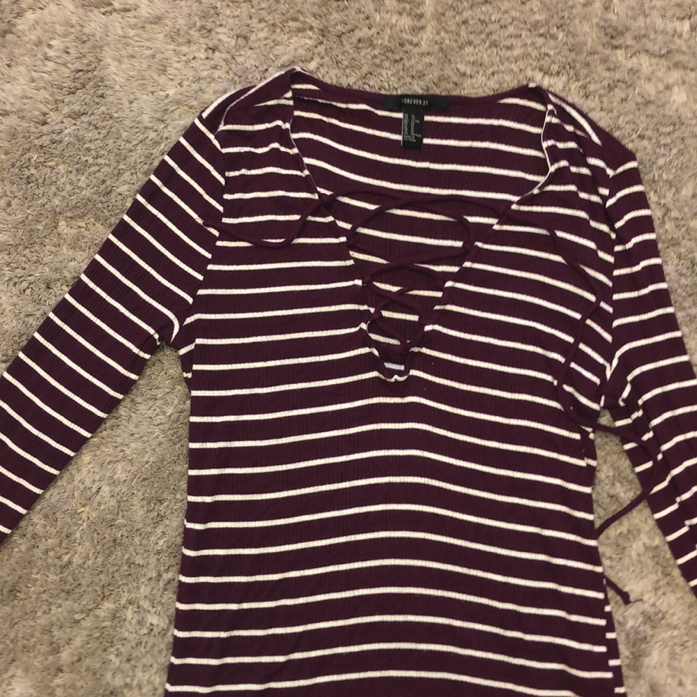 Forever 21 striped long sleeve.
